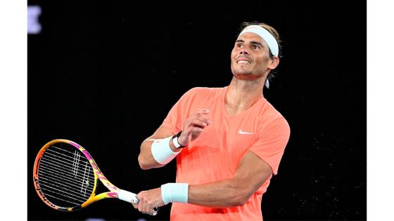 Rafael Nadal en el Abierto de Australia recibió gesto obsceno 