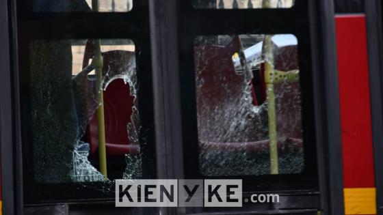 TransMilenio en protesta del 8 de marzo TransMilenio en protesta del 8 de marzo