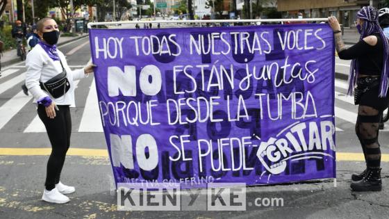 Lucha feminista en el Día Internacional de la Mujer