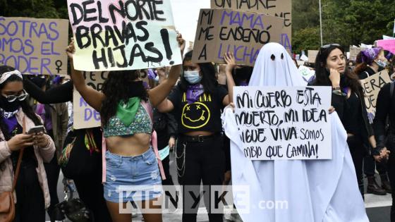 Lucha feminista en el Día Internacional de la Mujer