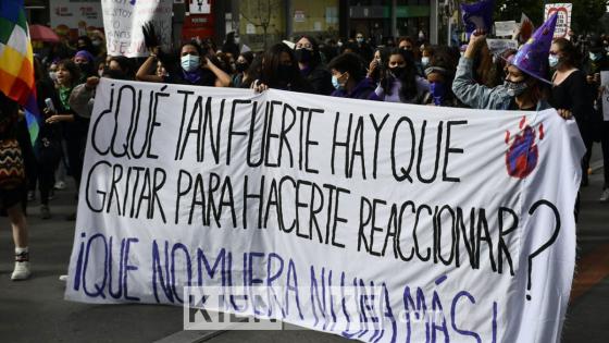 Lucha feminista en el Día Internacional de la Mujer