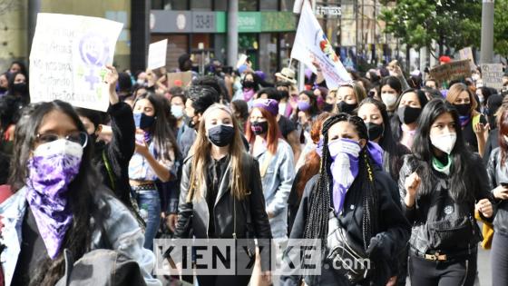 Lucha feminista en el Día Internacional de la Mujer