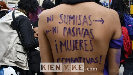 Lucha feminista en el Día Internacional de la Mujer