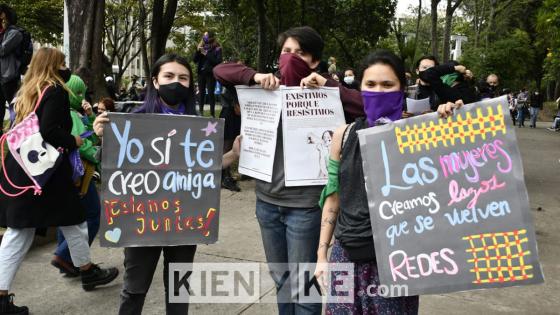 Lucha feminista en el Día Internacional de la Mujer