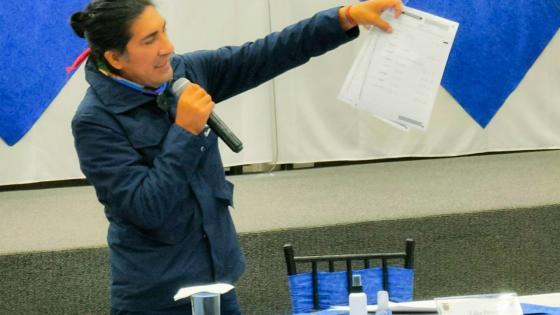 Excandidato presidencial Yaku Pérez insiste sobre fraude electoral en Ecuador Excandidato presidencial Yaku Pérez insiste sobre fraude electoral en Ecuador
