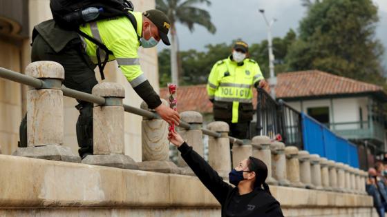 Trabajadores del sector de San Victorino