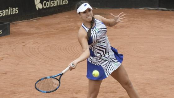 María Camila Osorio avanza a semifinales en la Copa Colsanitas