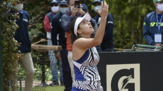 María Camila Osorio y su pimera victoria una tenista top 100 María Camila Osorio y su pimera victoria una tenista top 100