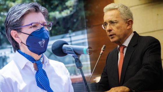 El mensaje de Uribe a Claudia López tras contagio de Covid-19
