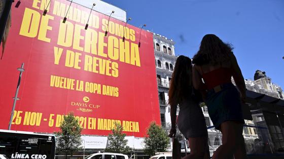 Polémico mensaje de la Copa Davis en Madrid