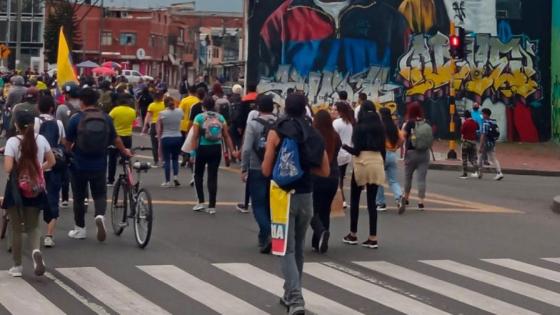 Bloqueos en Bogotá