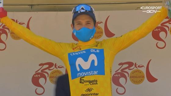 Miguel Ángel 'Supermán' López, ganador de la etapa reina en la Vuelta a Andalucía