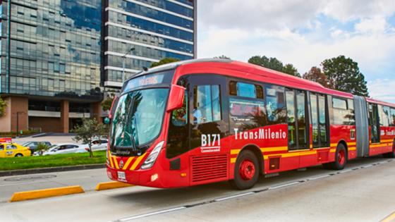 Transmilenio quemado