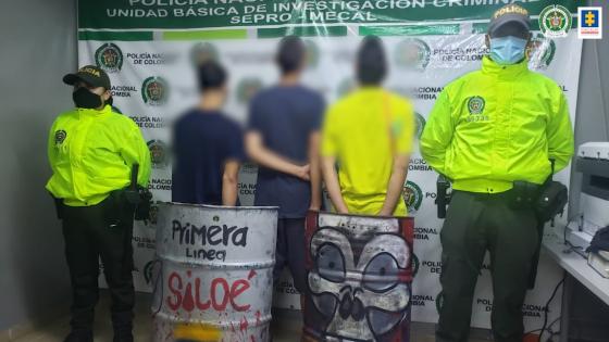 Tres menores señalados de atacar una estación de Policía en Cali