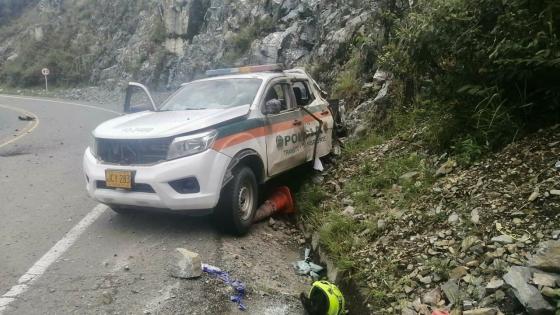 Ataque armado a patrulla de la Policía en Santa Fe de Antioquia 