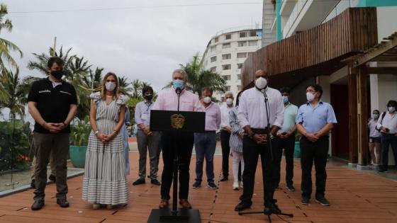 Toda la población de San Andrés quedará vacunada el próximo lunes: Duque