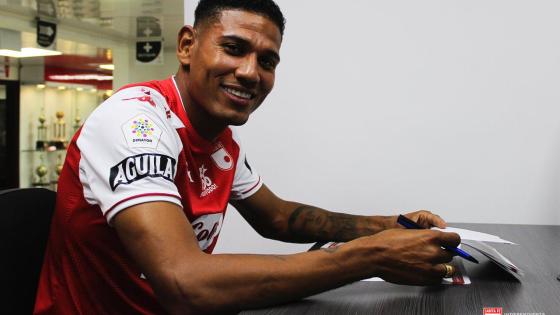 Alexander Mejía, nuevo jugador de Independiente Santa Fe