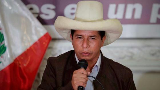 Pedro Castillo, nuevo presidente de Perú