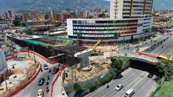 Cierres viales en Medellín por obras del Metro de la 80