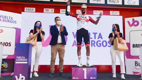 Juan Sebastián Molano, ganador de la etapa 2 de la Vuelta a Burgos Juan Sebastián Molano, ganador de la etapa 2 de la Vuelta a Burgos