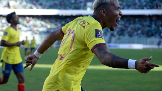 Gol de Roger Martínez para empate parcial de Colombia vs. Bolivia