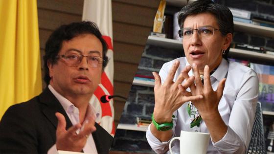 Nuevo agarrón entre Claudia López y Gustavo Petro 