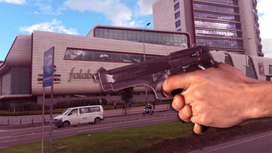 tiroteo cerca al centro comercial Titán Plaza