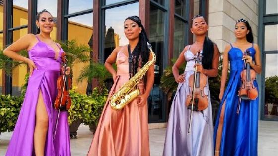 Ritmos caribeños llevados al violín, Juana Tumbao