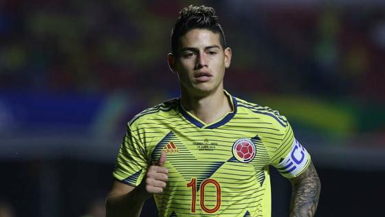 El mensaje de James Rodríguez al llegar a la concentración de Colombia