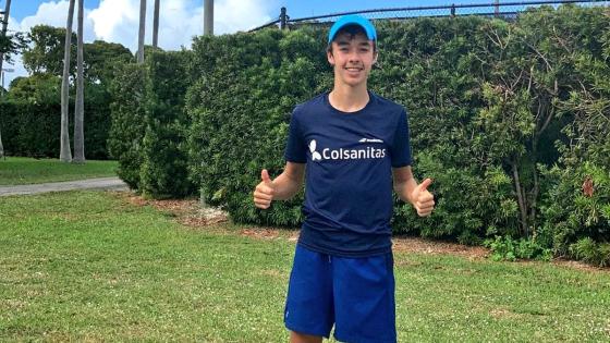 Alejandro Archila, tenista colombiano campeón en Orange Bowl 