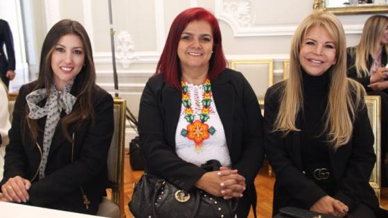 Priscila Santos, Liliana Yaneth Osorio y Myriam Hurtado