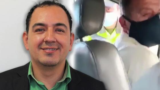 Concejal Julián Osorio ofreció disculpas tras entregar a conductor de InDriver