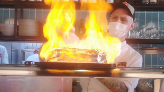 sushi flameado brutal sushi flameado