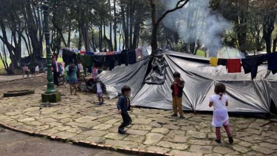 Indígenas emberá asentados en el Parque Nacional 