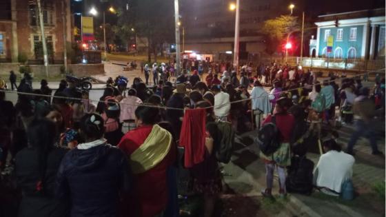 paro indigena Bogotá