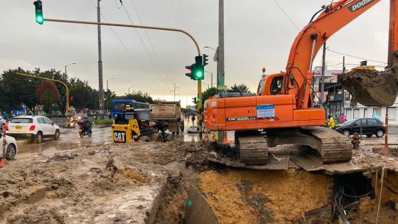 Tubería averiada dejó a 30 barrios sin agua en Bogotá