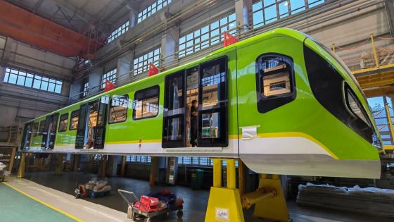 Así luce el primer vagón del Metro de Bogotá 