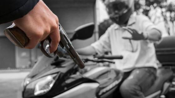 Ladrones en moto Bogotá