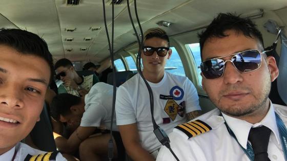 piloto Julián Aladino James Rodríguez noticias 