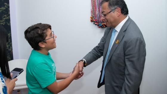 niño ambientalista Gustavo Petro noticias Colombia Egipto 