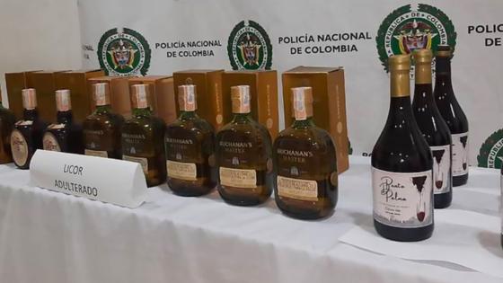 Licor adulterado