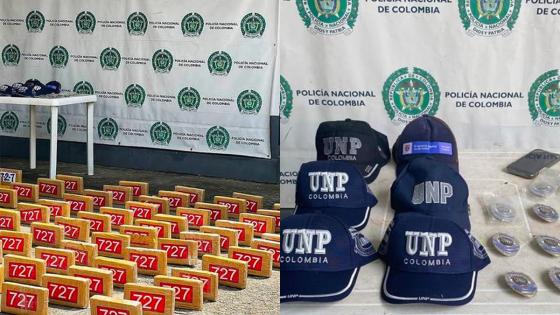 Camioneta UNP cocaína 