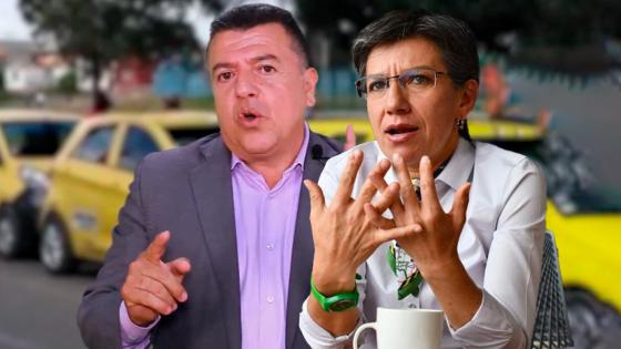 Claudia López Hugo Ospina bloqueo taxistas