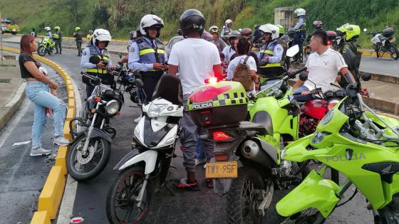 operativo motocicletas Cali piques ilegales