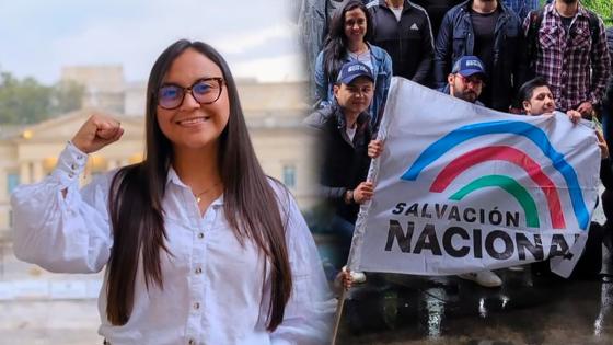 Jovenes de Salvación Nacional piden renuncia de Gabriela Posso, consejera de juventud