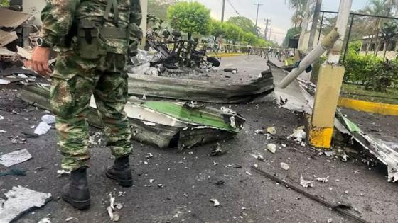Cantón militar en Arauca es atacado con explosivos.