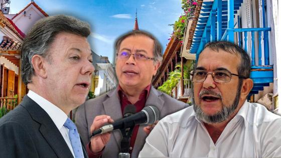 Cumbre de paz en Cartagena: Todo listo para el encuentro entre Petro, Santos y exFarc