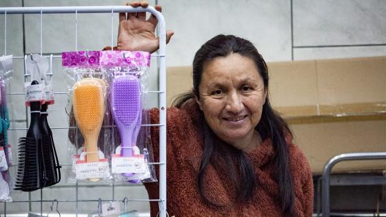 La historia de Sara Albino, vendedora informal del Ricaurte