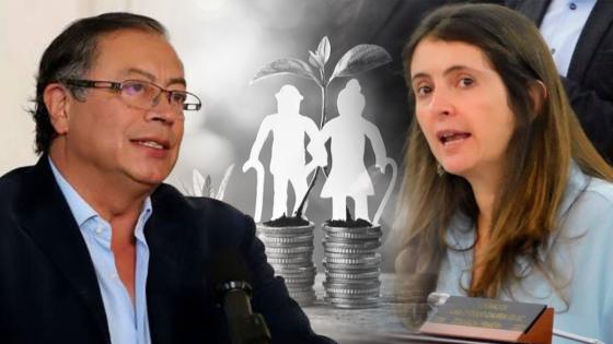 Petro y Paloma Valencia, enfrentados por fondos privados de pensión