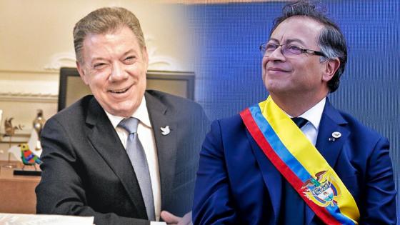 Juan Manuel Santos y Petro se reunen